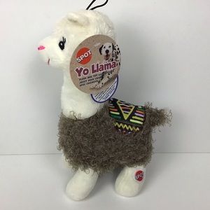 Spot Yo Llama Plush Dog Toy With Squeaker
